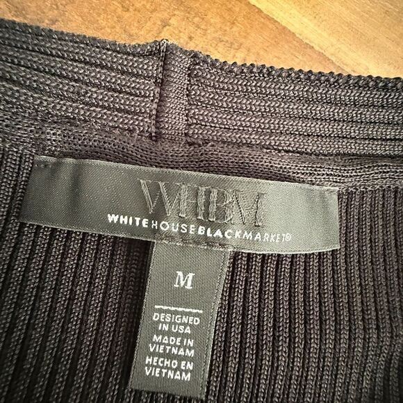 White House Black Market sheer Sleeve Sweater NWOT - Picture 6 of 7